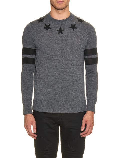 givenchy star sweater wool|Luxury Knitwear Collection for Men .